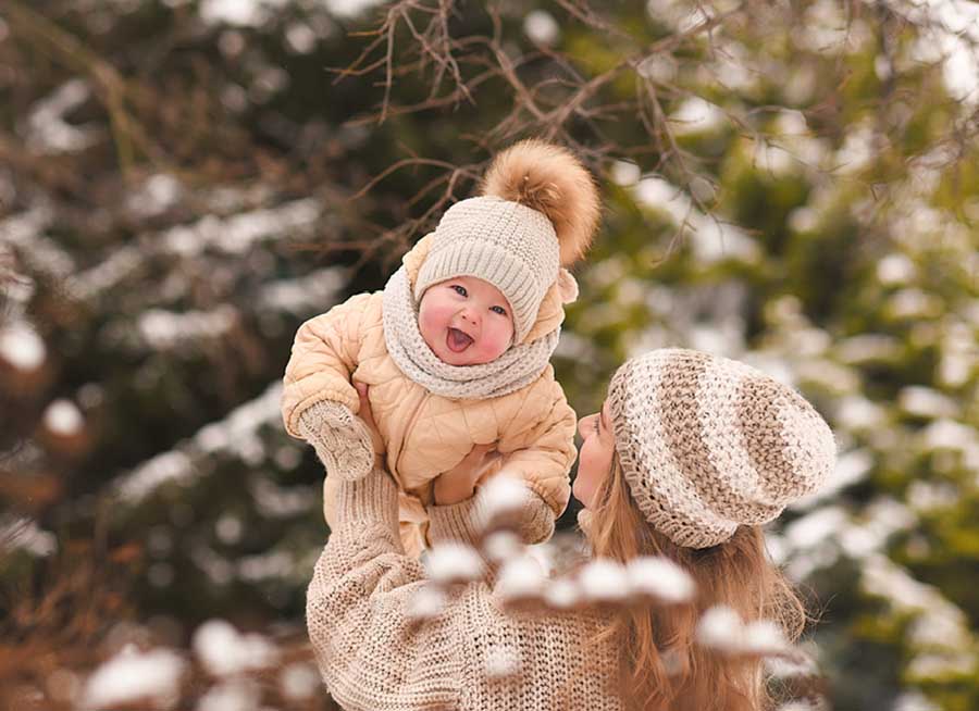 انتخاب لباس زمستانی نوزاد مخصوص بیرون